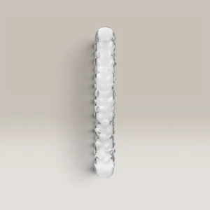 Model 15 – Dildo de vidrio borosilicato, 18,5 cm